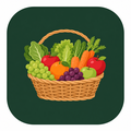 Basket of whole foods